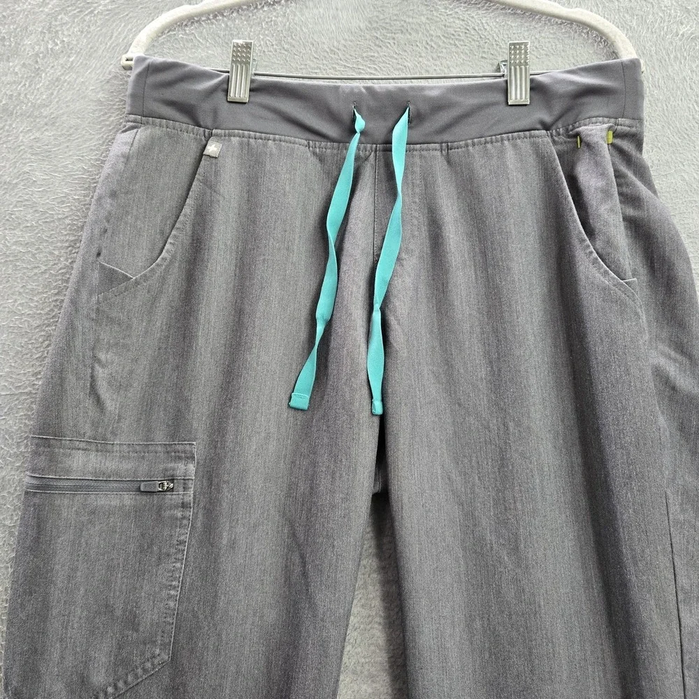 FIGS Women Scrub Pants M/T Gray Technical Collection Joggers